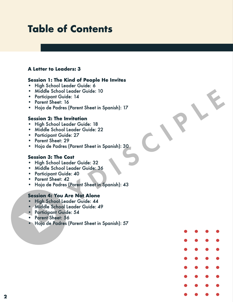 The Invitation (Digital Download) - Discipleship Series – YDisciple